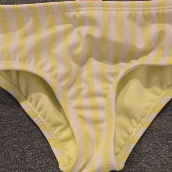 Cat & Jack Pink and Yellow Kids Swim Bikini - Picture 3 of 5